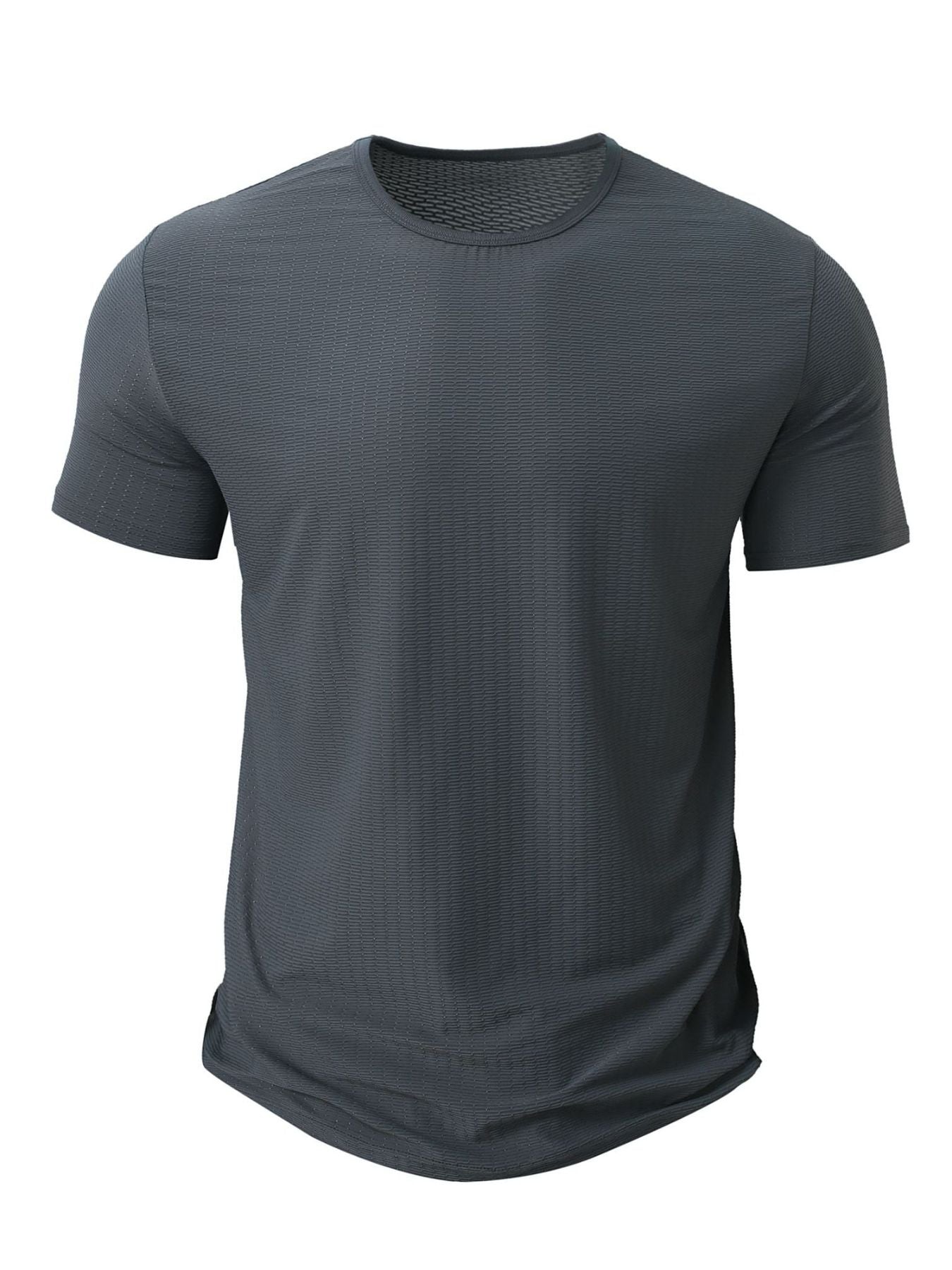 Men's Breathable Quick-Dry Active T-Shirt – Plus Size S–3XL, 3 Colors