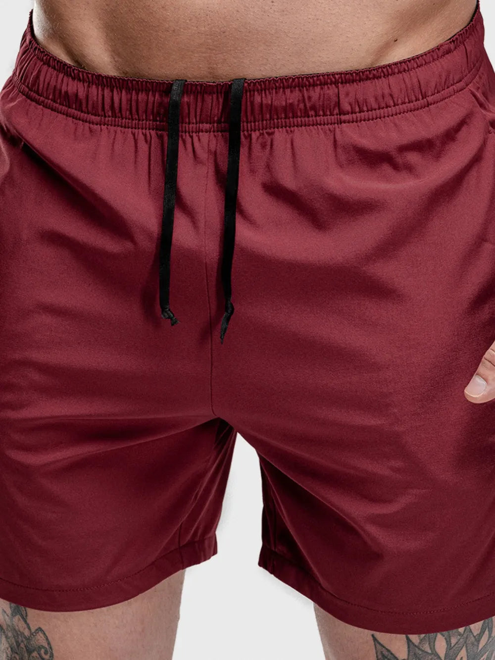 Men's Quick-Dry Active Shorts – Drawstring Waist, Stretch Fabric, 3 Colors (M–2XL)