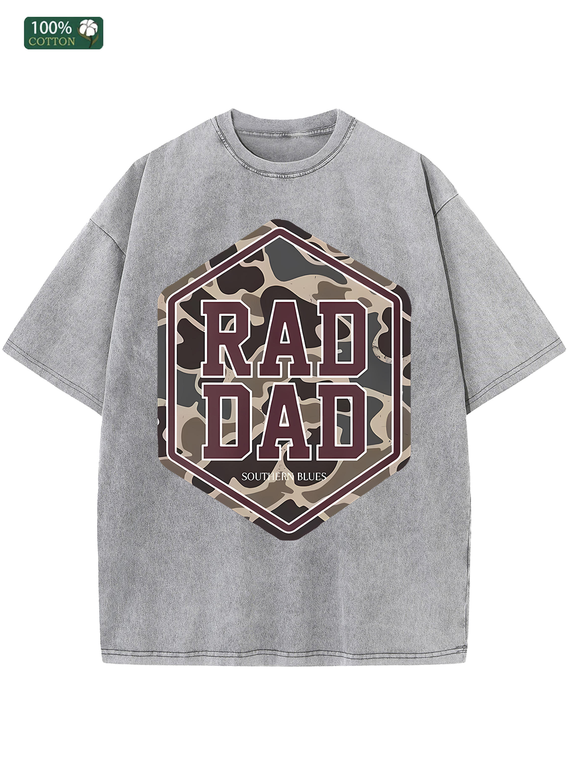 Men's Premium Washed Cotton T-Shirt | Relaxed Fit Short Sleeve Tee