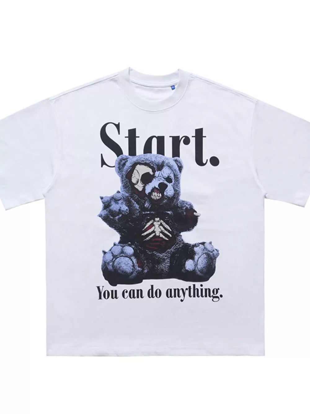 Men's Graphic Oversized T-Shirt – Cotton Blend Streetwear Tee