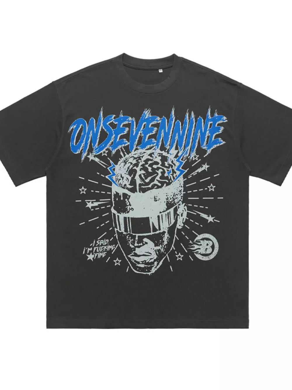 Men's Graphic Relaxed Fit T-Shirt – Oversized Streetwear Cotton Blend