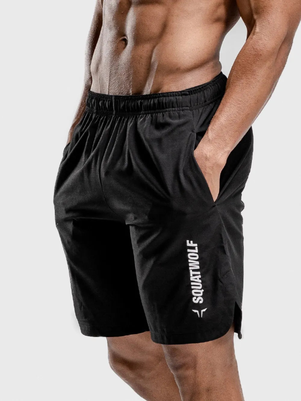 Men's Quick-Dry Active Shorts – Drawstring Waist, Stretch Fabric, 3 Colors (M–2XL)
