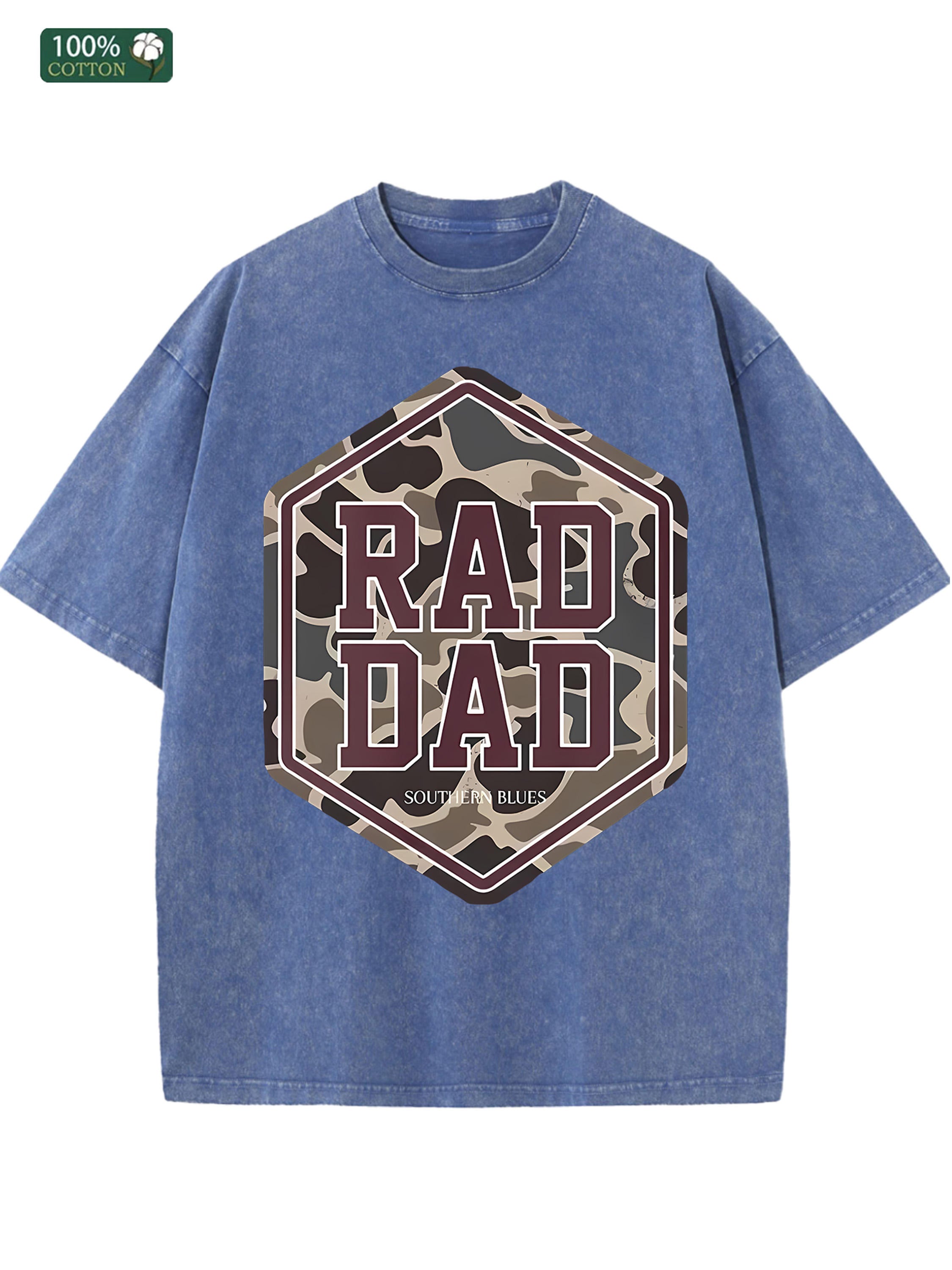Men's Premium Washed Cotton T-Shirt | Relaxed Fit Short Sleeve Tee