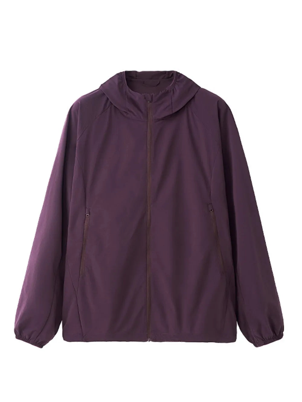 Men's Zip-Up Long Sleeve Jacket – 100% Polyester, Full Zip & Pocketed